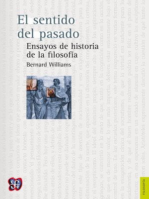 cover image of El sentido del pasado